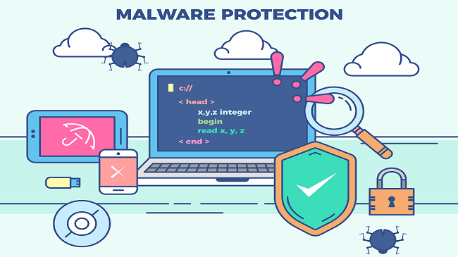 malware and viruses protection
