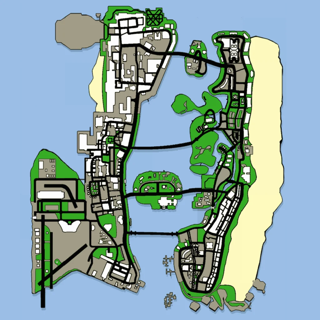 vice city GTA 6 map
