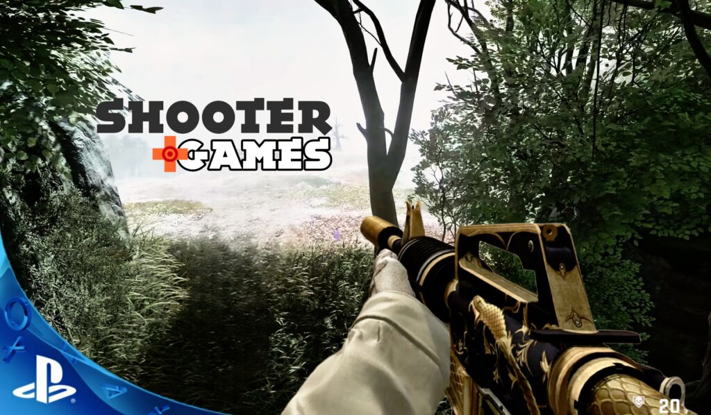 Shooter games on PlayStation one